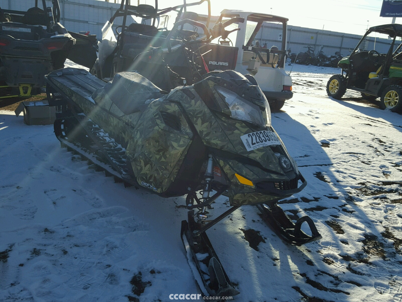 2016 SkiDoo Snowmobile Salvage & Damaged Cars for Sale