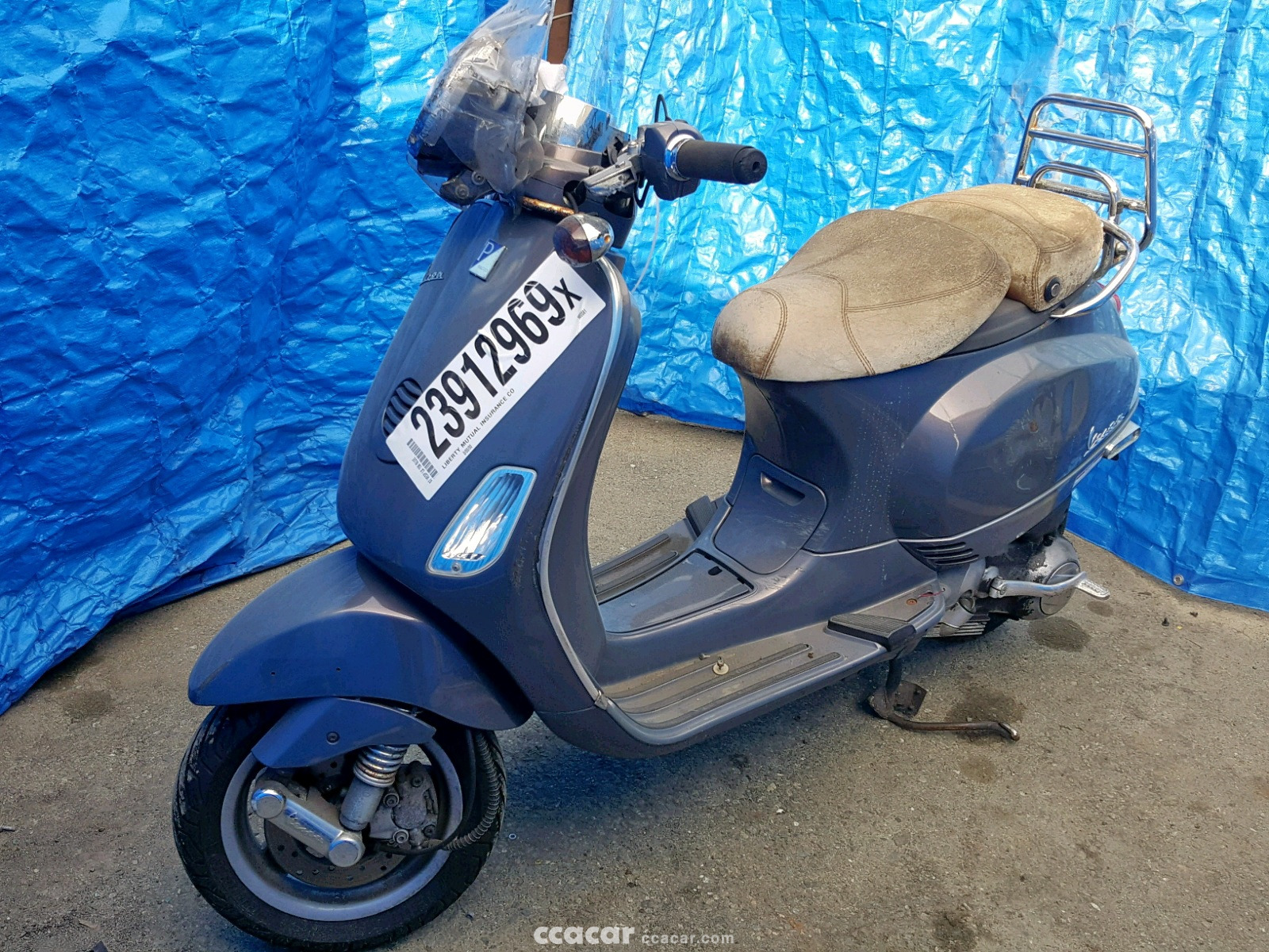 2007 Vespa Scooter 150 Salvage & Damaged Cars for Sale