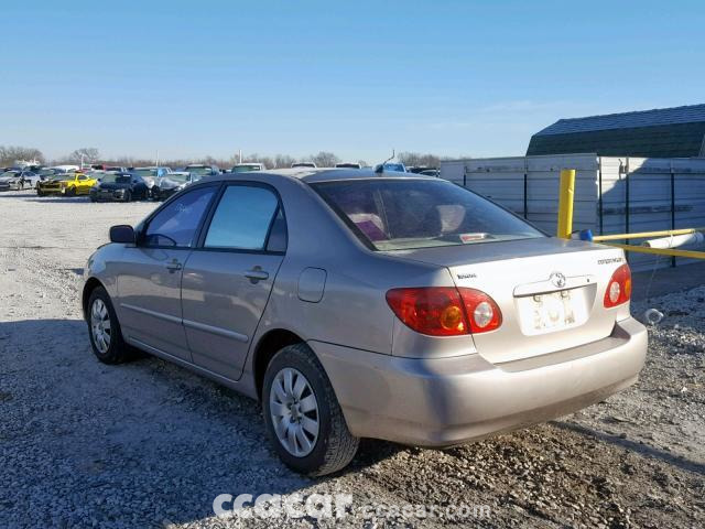 2003 TOYOTA COROLLA CE; S; LE SALVAGE | Salvage & Damaged Cars for Sale