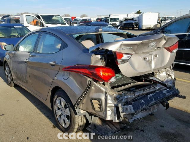 2016 HYUNDAI ELANTRA GLS; LIMITED; SE SALVAGE | Salvage & Damaged Cars ...