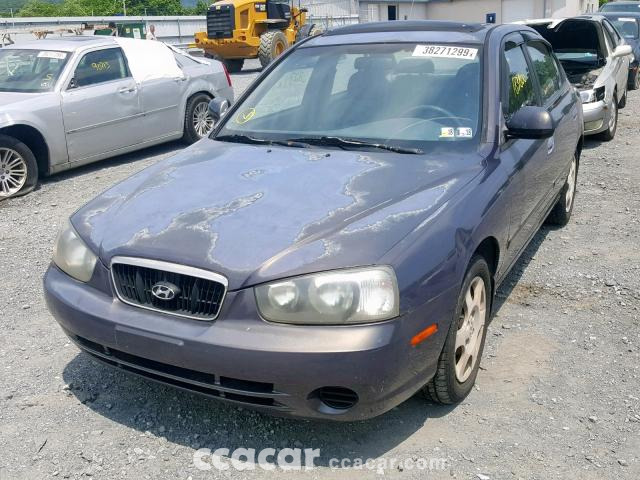 2001 Hyundai Elantra Gl 2.0L 4 for Sale in Grantville PA - Lot ...