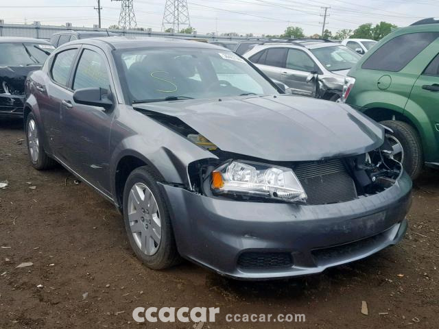 2013 Dodge Avenger Se 2.4L 4 for Sale in Elgin IL - Lot: 36462389 ...