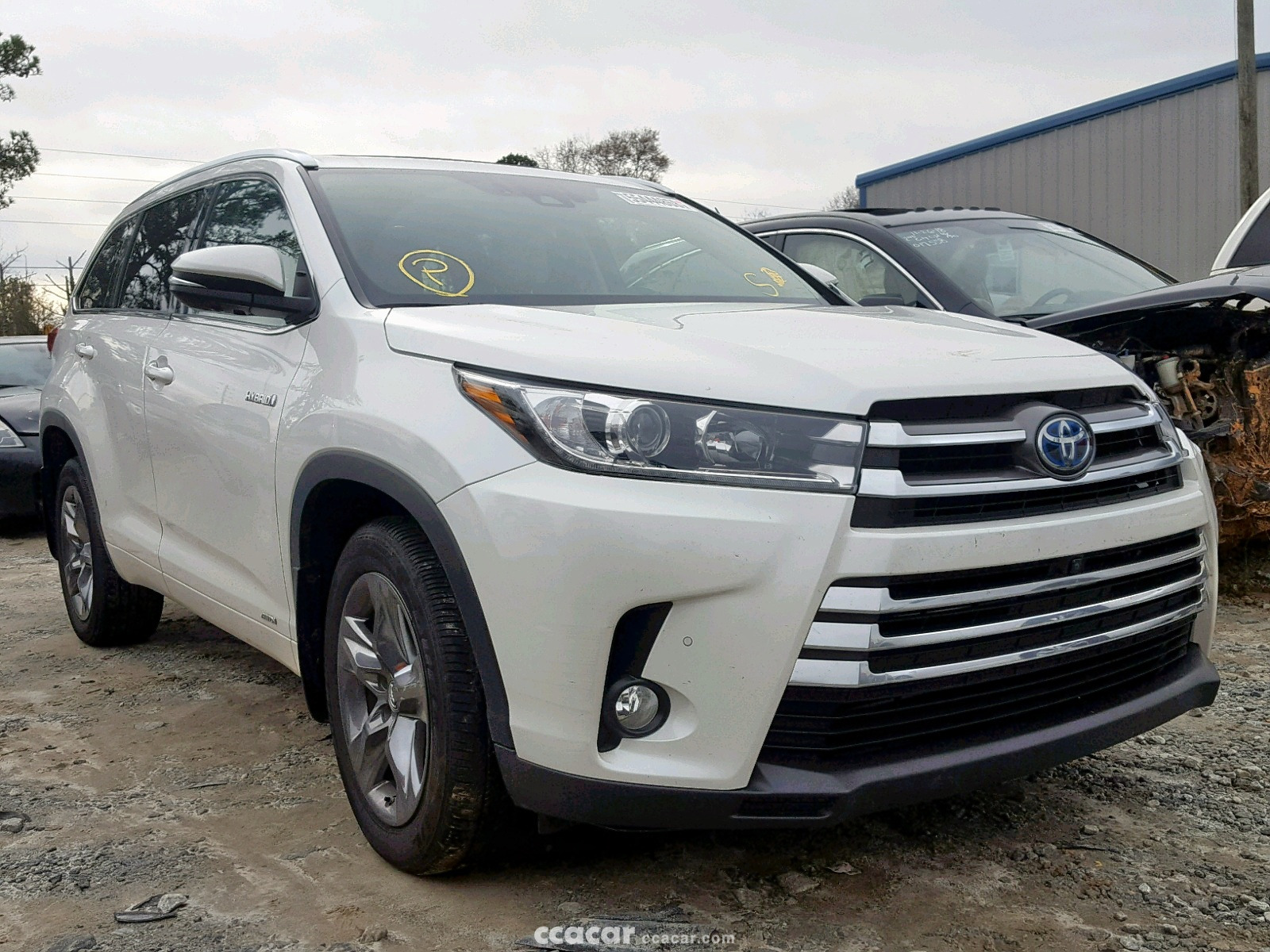 2017 Toyota Highlander Hybrid Limited Platinum | Salvage & Damaged Cars ...